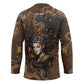 Serket Egyptian Hockey Jersey Jeweled Scorpion and Cobweb Motif in Mystical Egyptian