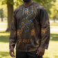 Serket Egyptian Hockey Jersey Jeweled Scorpion and Cobweb Motif in Mystical Egyptian
