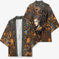 Serket Egyptian Kimono Jeweled Scorpion and Cobweb Motif in Mystical Egyptian