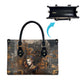 Serket Egyptian Leather Bag Jeweled Scorpion and Cobweb Motif in Mystical Egyptian