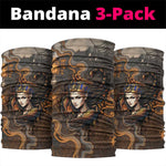 Serket Egyptian Neck Gaiter Jeweled Scorpion and Cobweb Motif in Mystical Egyptian