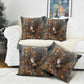 Serket Egyptian Pillow Cover Jeweled Scorpion and Cobweb Motif in Mystical Egyptian