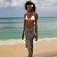 Serket Egyptian Sarong Jeweled Scorpion and Cobweb Motif in Mystical Egyptian