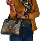 Serket Egyptian Shoulder Handbag Jeweled Scorpion and Cobweb Motif in Mystical Egyptian
