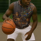 Serket Egyptian Sleeveless Zip Hoodie Jeweled Scorpion and Cobweb Motif in Mystical Egyptian