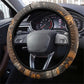Serket Egyptian Steering Wheel Cover Jeweled Scorpion and Cobweb Motif in Mystical Egyptian