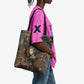 Serket Egyptian Tote Bag Jeweled Scorpion and Cobweb Motif in Mystical Egyptian