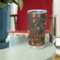 Serket Egyptian Tumbler Cup Jeweled Scorpion and Cobweb Motif in Mystical Egyptian