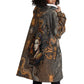 Serket Egyptian Wearable Blanket Hoodie Jeweled Scorpion and Cobweb Motif in Mystical Egyptian