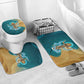 Tefnut Ancient Egyptian Bathroom Set with Water Drop and Lion Symbol