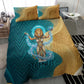 Tefnut Ancient Egyptian Bedding Set with Water Drop and Lion Symbol