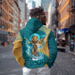 Tefnut Ancient Egyptian Hoodie with Water Drop and Lion Symbol