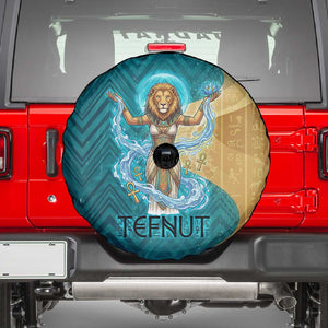Tefnut Ancient Egyptian Spare Tire Cover with Water Drop and Lion Symbol
