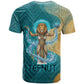 Tefnut Ancient Egyptian T shirt with Water Drop and Lion Symbol