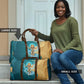 Tefnut Ancient Egyptian Travel Bag with Water Drop and Lion Symbol