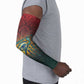 Egyptian Wadjet Winged Cobra Arm Sleeves with Eye of Horus in Fiery Royal Protector Theme
