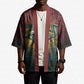 Egyptian Wadjet Winged Cobra Kimono with Eye of Horus in Fiery Royal Protector Theme