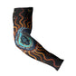 Wadjet Fiery Serpent Arm Sleeves Egyptian Ankh Symbol in Dark Flame Protector Theme