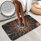 Wadjet Fiery Serpent Bathroom Set Egyptian Ankh Symbol in Dark Flame Protector Theme