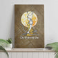 Wosret Egyptian Canvas Wall Art with Golden Scepter and Archer Motif in Ancient Protector