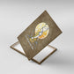 Wosret Egyptian Canvas Wall Art with Golden Scepter and Archer Motif in Ancient Protector