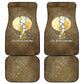 Wosret Egyptian Car Mats with Golden Scepter and Archer Motif in Ancient Protector