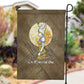 Wosret Egyptian Garden Flag with Golden Scepter and Archer Motif in Ancient Protector