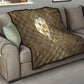 Wosret Egyptian Quilt with Golden Scepter and Archer Motif in Ancient Protector