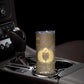 Wosret Egyptian Skinny Tumbler with Golden Scepter and Archer Motif in Ancient Protector