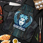 Wosret Winged Crown Apron Egyptian Cyber Circuit Design in Futuristic Blue Theme