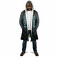 Wosret Winged Crown Cloak Egyptian Cyber Circuit Design in Futuristic Blue Theme
