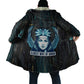 Wosret Winged Crown Cloak Egyptian Cyber Circuit Design in Futuristic Blue Theme