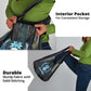 Wosret Winged Crown Grocery Bag Egyptian Cyber Circuit Design in Futuristic Blue Theme