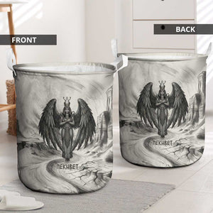 Nekhbet Egyptian Laundry Basket Vulture Goddess Mother of Protection Wings Claws Desert