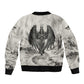 Nekhbet Egyptian Bomber Jacket Vulture Goddess Mother of Protection Wings Claws Desert
