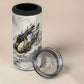 Nekhbet Egyptian 4 in 1 Can Cooler Tumbler Vulture Goddess Mother of Protection Wings Claws Desert