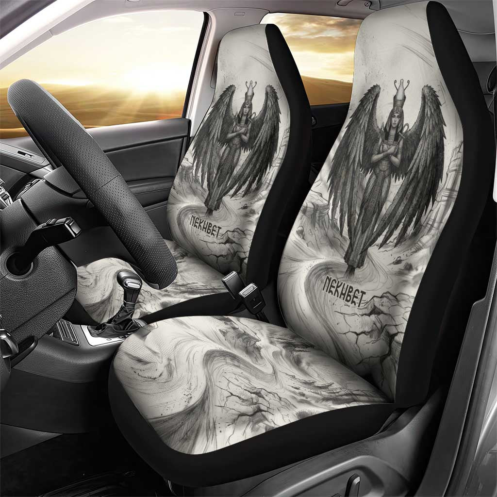 Nekhbet Egyptian Car Seat Cover Vulture Goddess Mother of Protection Wings Claws Desert
