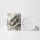 Nekhbet Egyptian Ceramic Mug Vulture Goddess Mother of Protection Wings Claws Desert