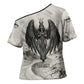 Nekhbet Egyptian Cross Shoulder Shirt Vulture Goddess Mother of Protection Wings Claws Desert