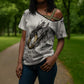 Nekhbet Egyptian Cross Shoulder Shirt Vulture Goddess Mother of Protection Wings Claws Desert
