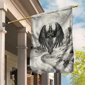 Nekhbet Egyptian Garden Flag Vulture Goddess Mother of Protection Wings Claws Desert