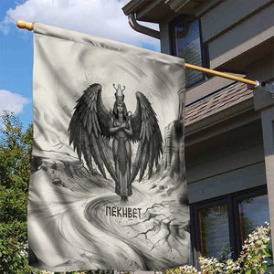 Nekhbet Egyptian Garden Flag Vulture Goddess Mother of Protection Wings Claws Desert