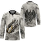 Nekhbet Egyptian Hockey Jersey Vulture Goddess Mother of Protection Wings Claws Desert