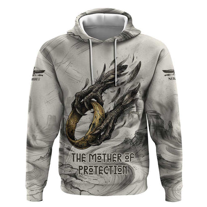 Nekhbet Egyptian Hoodie Vulture Goddess Mother of Protection Wings Claws Desert