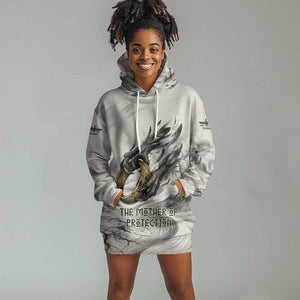 Nekhbet Egyptian Hoodie Dress Vulture Goddess Mother of Protection Wings Claws Desert