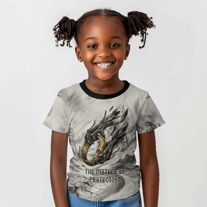 Nekhbet Egyptian Kid T shirt Vulture Goddess Mother of Protection Wings Claws Desert
