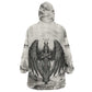 Nekhbet Egyptian Kid Wearable Blanket Hoodie Vulture Goddess Mother of Protection Wings Claws Desert