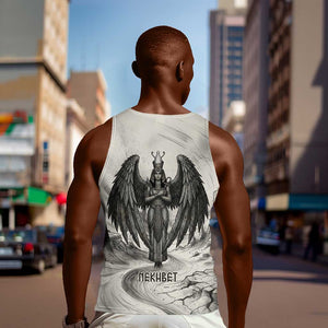 Nekhbet Egyptian Men Tank Top Vulture Goddess Mother of Protection Wings Claws Desert