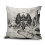 Nekhbet Egyptian Pillow Cover Vulture Goddess Mother of Protection Wings Claws Desert
