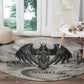 Nekhbet Egyptian Round Carpet Vulture Goddess Mother of Protection Wings Claws Desert